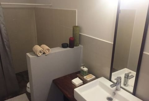 Double Room, 1 Double Bed, Non Smoking | Bathroom | Shower, rainfall showerhead, free toiletries, towels