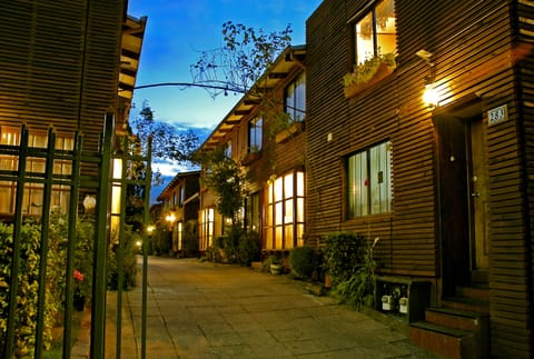 Front of property - evening/night
