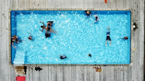 Seasonal outdoor pool