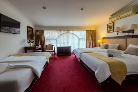 Triple Room | Hypo-allergenic bedding, minibar, in-room safe, desk