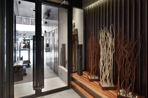 Interior entrance