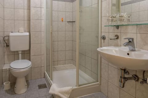 Double or Twin Room | Bathroom | Shower, free toiletries, hair dryer, towels