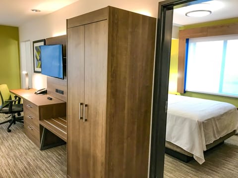 Suite, 2 Bedrooms | In-room safe, desk, blackout drapes, iron/ironing board