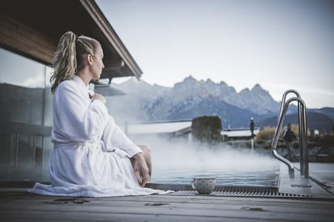 Indoor pool, outdoor pool