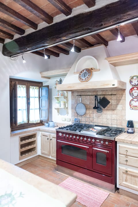 Superior Apartment, Ground Floor | Private kitchen | Fridge, oven, stovetop, coffee/tea maker