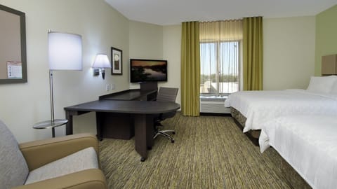Desk, laptop workspace, blackout drapes, cribs (free)