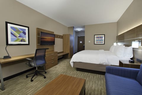 In-room safe, desk, laptop workspace, blackout drapes