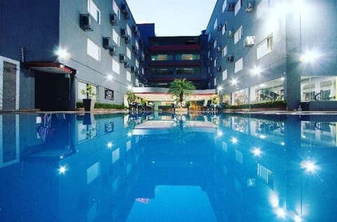 Indoor pool, open 9:30 AM to 9:30 PM, sun loungers