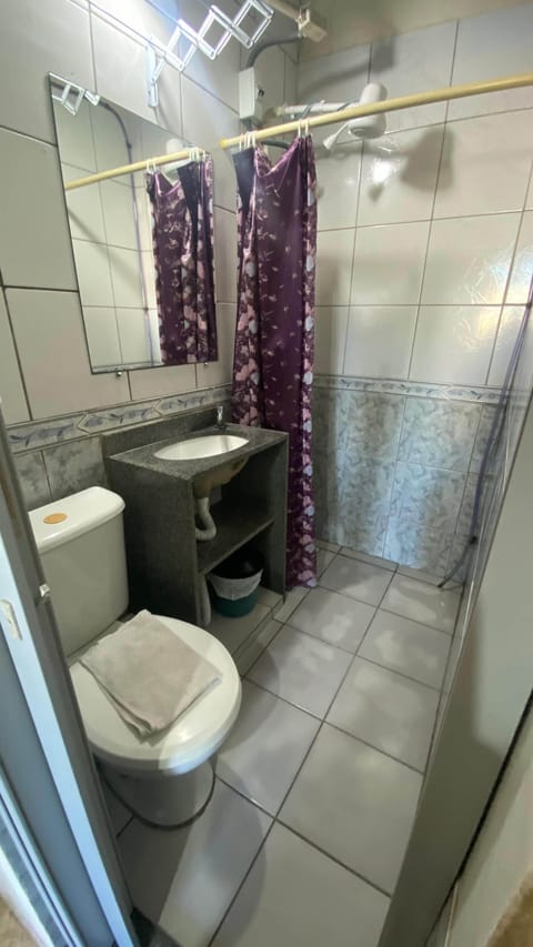 Single Room | Bathroom | Shower, towels, soap, toilet paper