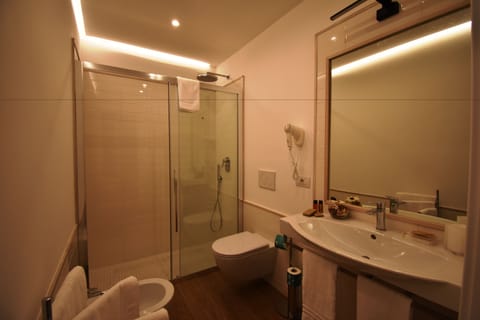 Classic Triple Room | Bathroom | Shower, free toiletries, hair dryer, bidet