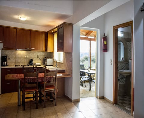 Traditional Apartment, 1 Double Bed, Pool Access, Mountain View | 1 bedroom, blackout drapes, iron/ironing board, bed sheets