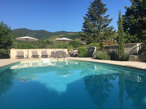 Outdoor pool, open 9:00 AM to 8:00 PM, sun loungers
