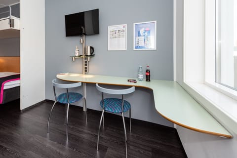 Hypo-allergenic bedding, desk, soundproofing, iron/ironing board