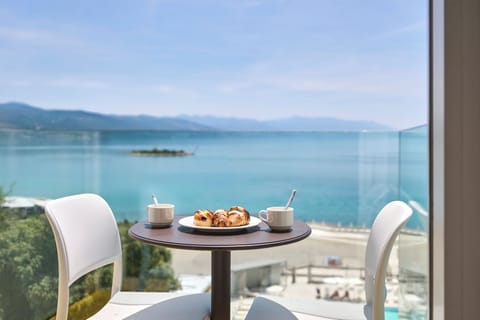 Premium family room with sea view balcony | View from room