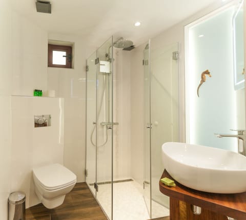 Double or Twin Room | Bathroom | Shower, free toiletries, hair dryer, slippers