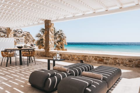 Luxury Apartment, 2 Bedrooms, Sea View, Beachfront | View from room