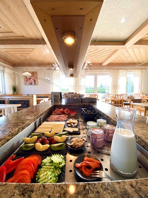 Daily buffet breakfast for a fee