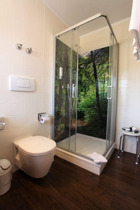 Free toiletries, hair dryer, towels