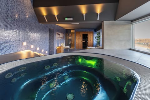 Sauna, hot tub, steam room