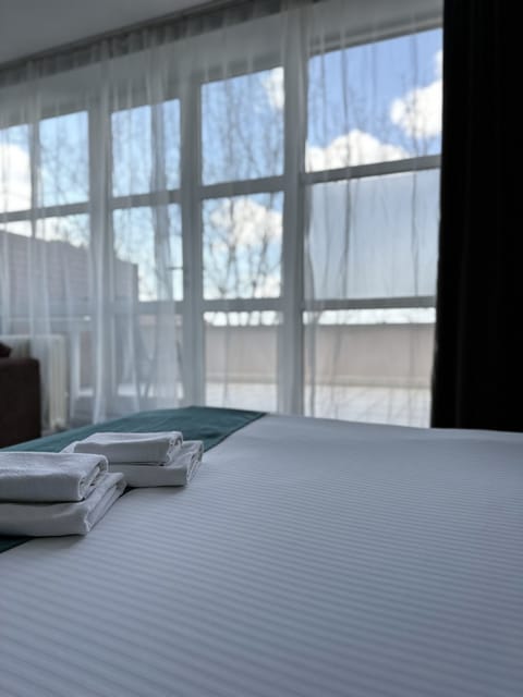 Comfort Double Room, Terrace | Minibar, in-room safe, desk, blackout drapes
