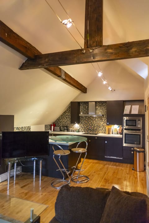 Luxury Apartment | Living area | Flat-screen TV