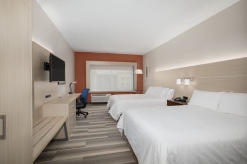 In-room safe, desk, laptop workspace, blackout drapes