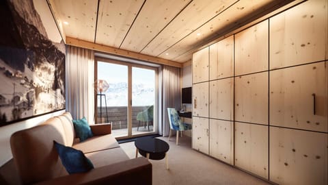 Deluxe Double Room, Balcony (New 2021/22) | Living area | TV