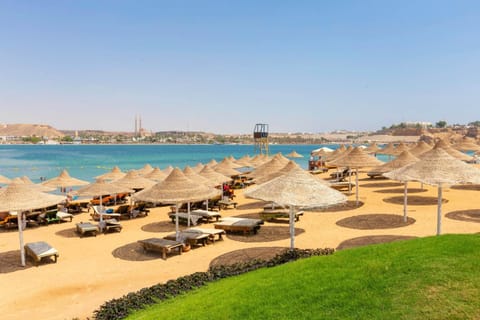 Private beach, beach bar