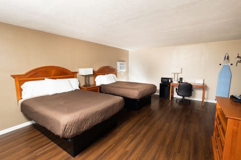 Basic Double Room, 2 Double Beds, Non Smoking | Free WiFi, bed sheets