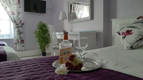 Family Room | Blackout drapes, iron/ironing board, free WiFi