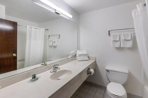Suite, Multiple Beds, Non Smoking, Refrigerator & Microwave | Bathroom | Free toiletries, hair dryer, towels, soap