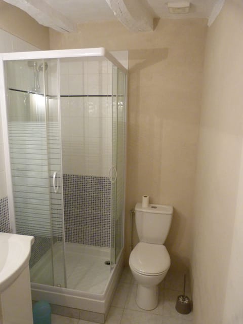 Double Room (Paisibleue) | Bathroom | Shower, free toiletries, hair dryer, towels