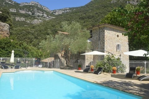 Seasonal outdoor pool, pool umbrellas, sun loungers