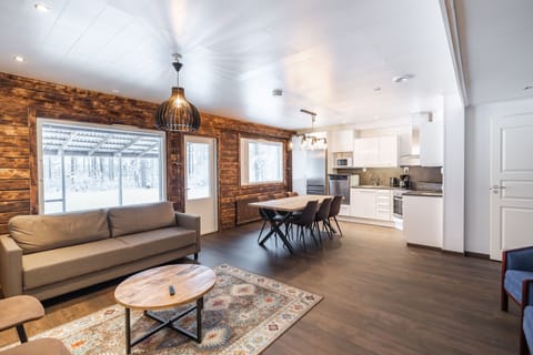 Family Apartment, Sauna | Blackout drapes, soundproofing, free WiFi, bed sheets