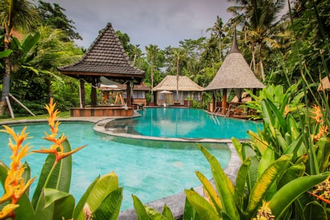 2 outdoor pools, sun loungers