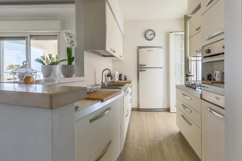 Comfort Apartment, 2 Bedrooms | Private kitchen | Full-size fridge, microwave, oven, stovetop