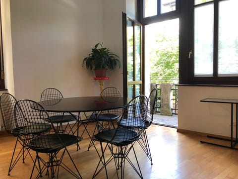 Deluxe Apartment, Balcony, City View | Living area | Flat-screen TV