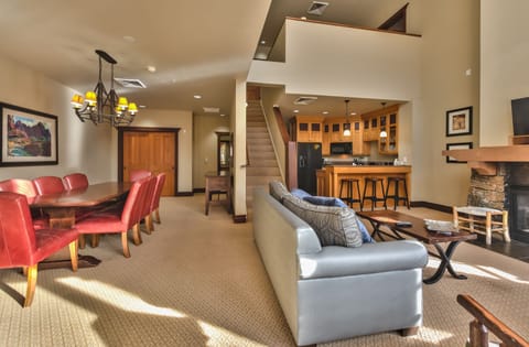 Flat-screen TV, DVD player