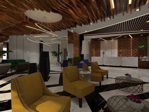 Lobby sitting area