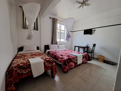 Twin Room, Multiple Beds, Non Smoking | Premium bedding, desk, free WiFi, bed sheets