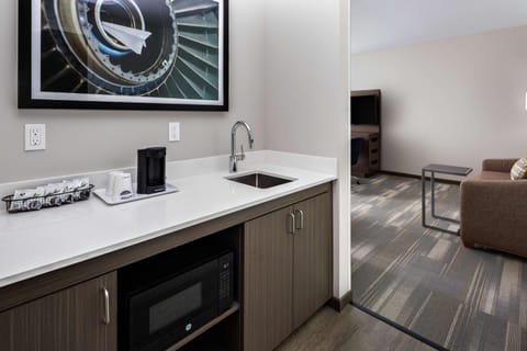 Suite, 1 King Bed (Water View) | Private kitchen | Mini-fridge, microwave, coffee/tea maker, eco-friendly cleaning products