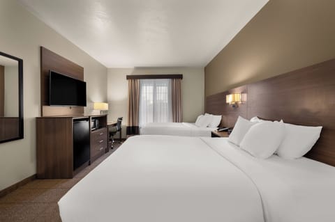 Room, 2 Queen Beds, Accessible, Non Smoking | Desk, blackout drapes, soundproofing, iron/ironing board