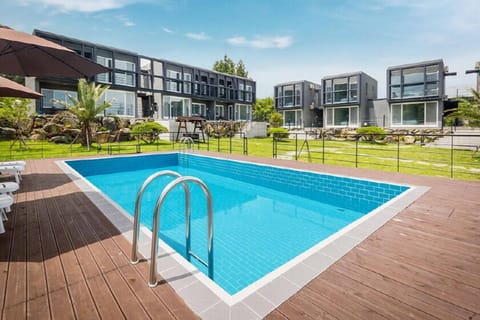Seasonal outdoor pool