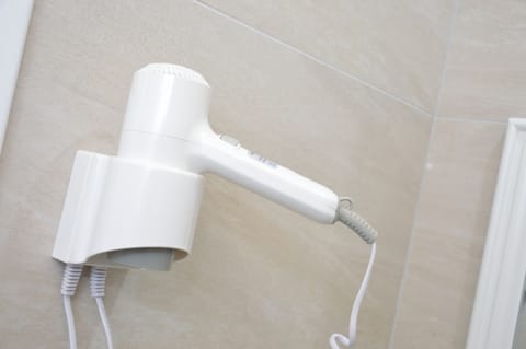 Free toiletries, hair dryer, bathrobes, slippers