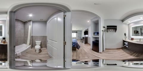 Blackout drapes, iron/ironing board, free WiFi, bed sheets