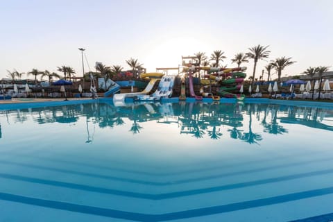 7 indoor pools, seasonal outdoor pool, pool umbrellas, sun loungers