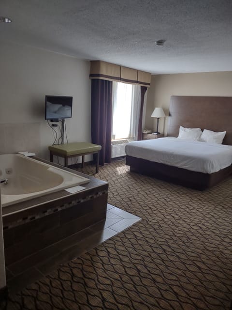 Deluxe Studio Suite, 1 King Bed, Non Smoking | Premium bedding, in-room safe, desk, laptop workspace