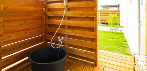 Twin Room, Terrace(Non-smoking) | Bathroom | Free toiletries, hair dryer, slippers, electronic bidet