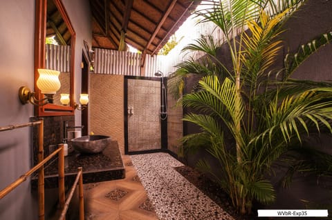 Shower, towels, soap, shampoo