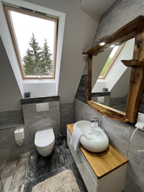 Deluxe Room, 1 Queen Bed, Non Smoking | Bathroom | Shower, free toiletries, hair dryer, towels